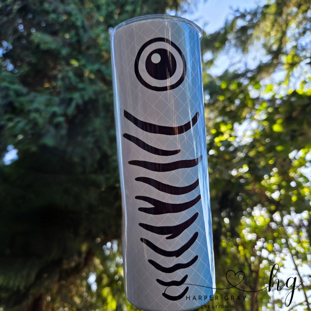 Blue Fishing Lure 20oz Tumbler – Outdoorsy Angler Travel Cup