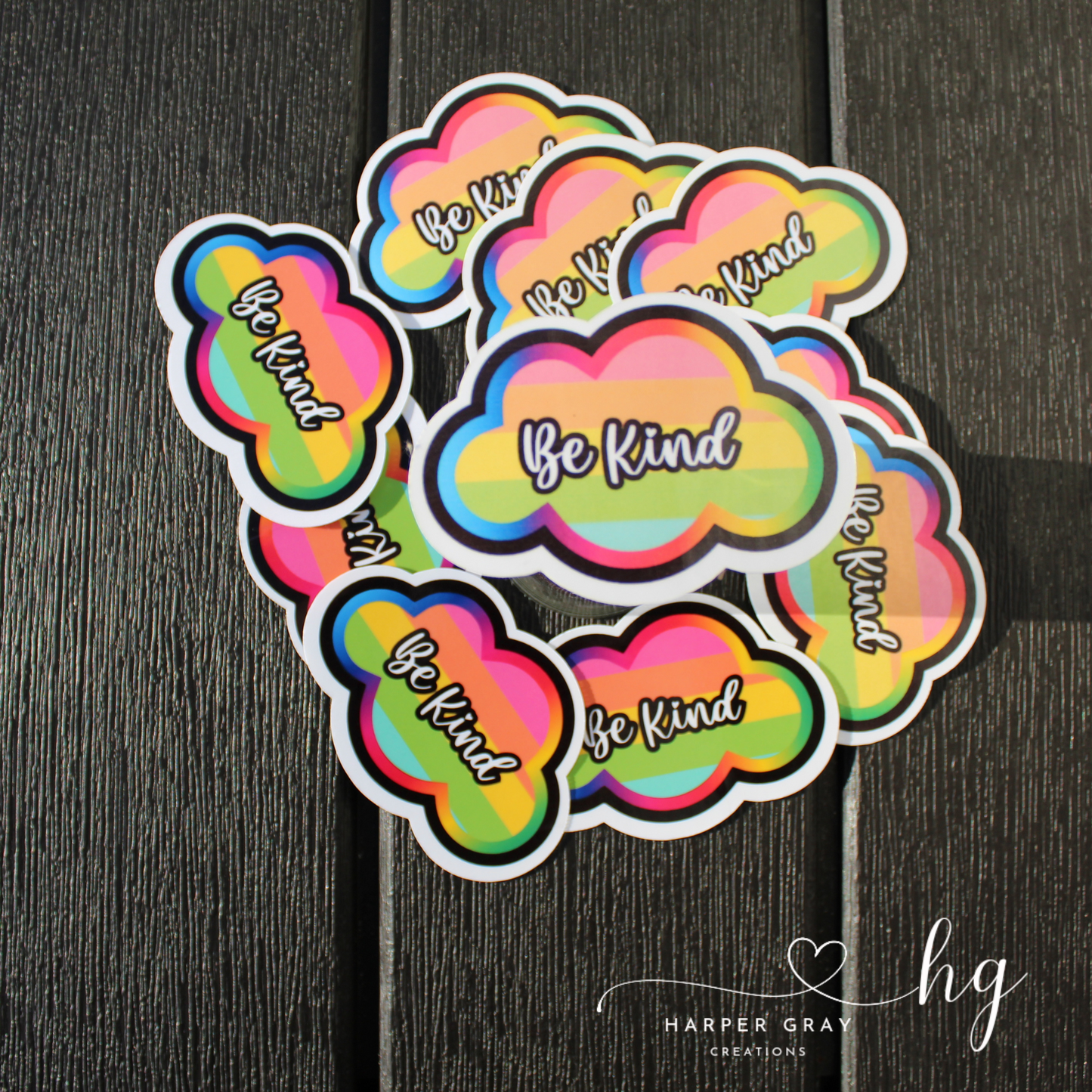 Be Kind Cloud 3" sticker
