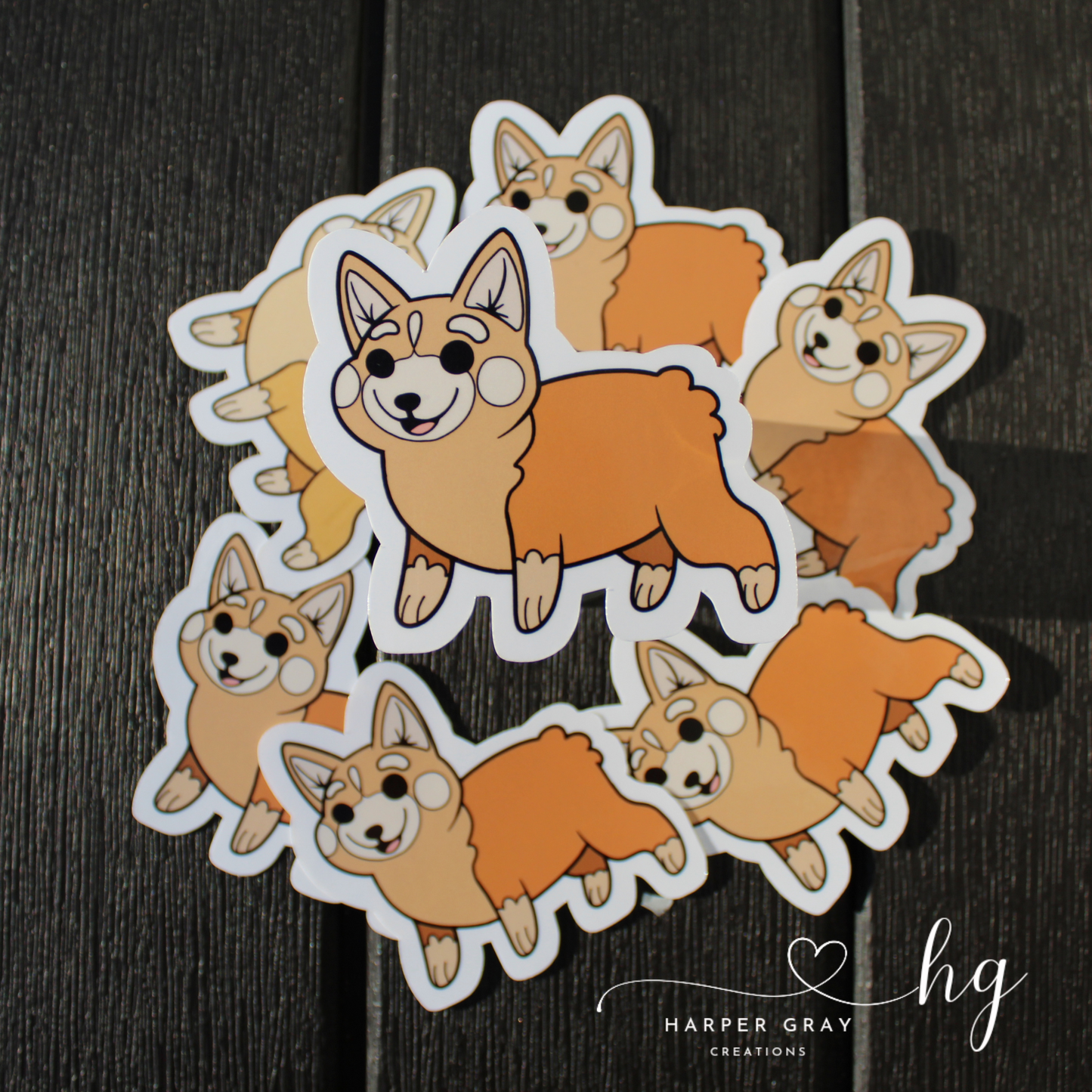 Corgi 3" sticker