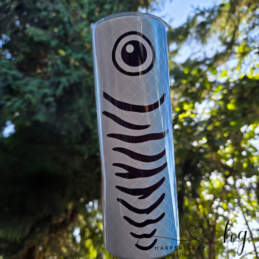 Blue Fishing Lure 20oz Tumbler – Outdoorsy Angler Travel Cup